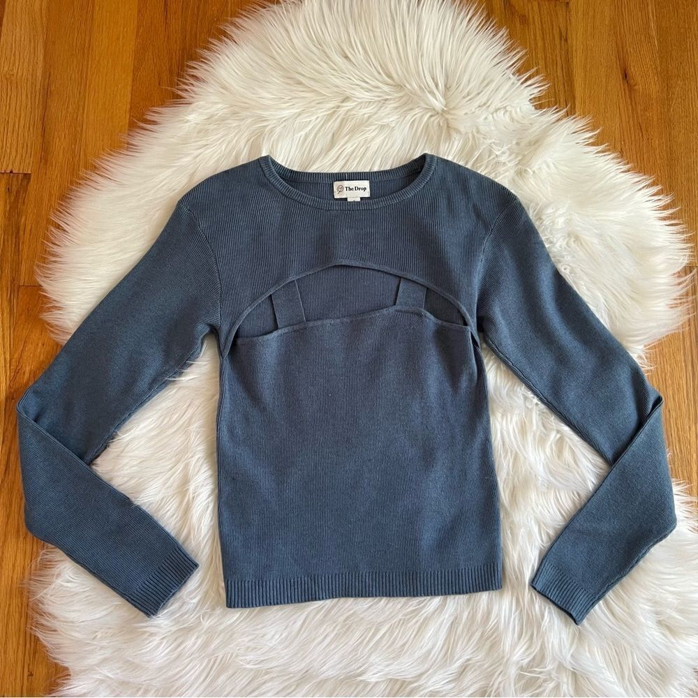 Women’s The Drop Blue Sweater Size Small